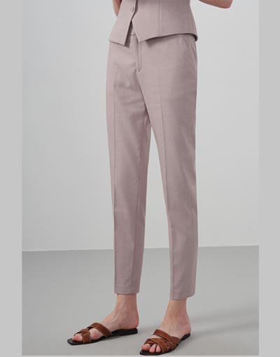 Chic slim-fit pants-193(2)